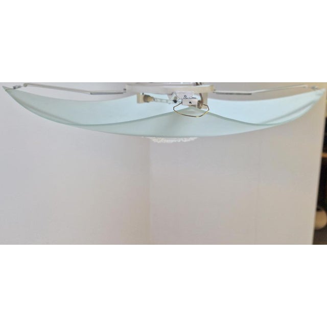 Vibea Quadra Ceiling Lamp in Ice Glass and Brass, 1970s For Sale - Image 10 of 18