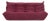Togo Three-Seater Sofa in Burgundy Bouclet by Michel Ducaroy for Ligne Roset For Sale
