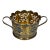Vintage Kubachi 875 Silver Gilt Niello Openwork Sugar Candy Bowl For Sale