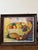 Vintage Original & Signed Tropical Fruit Still Life Oil Painting in Hand Carved Wood Frame For Sale In Miami - Image 6 of 14
