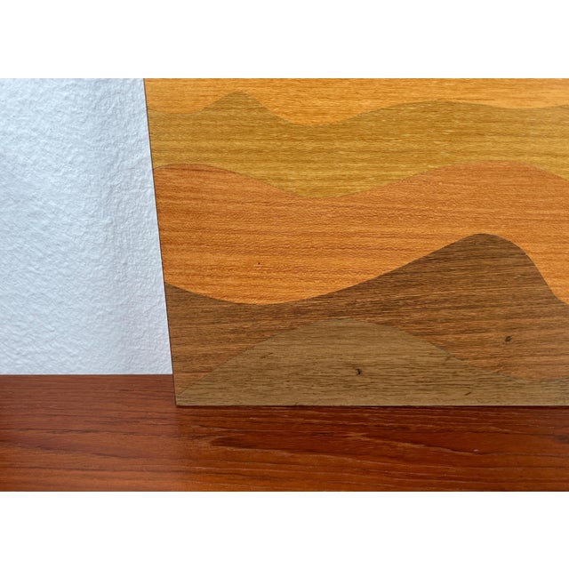 Mid-Century Wood Veneer Intarsia Wall Picture, 1960s For Sale - Image 15 of 18