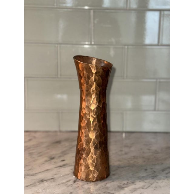 Brutalist Mid-Century Modern Brutalist Copper Carafe, 1950s For Sale - Image 3 of 13