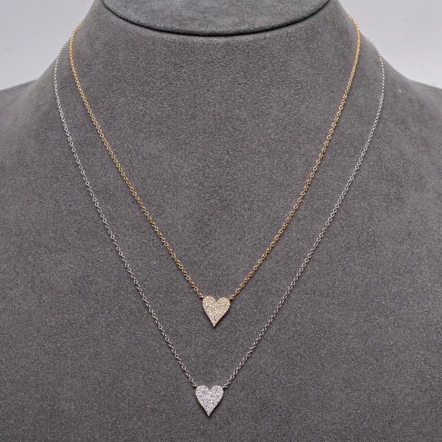 Rocks With Soul Rocks With Soul Yellow Gold Baby Heart Necklace For Sale - Image 4 of 11