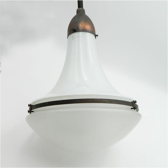 Peter Behrens Luzette 1516 Pendant Lamp by Peter Behrens for Siemens Schuckert Werke, Germany, 1930 For Sale - Image 4 of 9