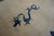 Late 19th Century 1890s Ivory Blue Tan Antique Chinese Peking Dragon Carpet 8' X 9'8" Wool Rug For Sale - Image 5 of 14