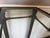 Black Vintage Postmodern Glass & Faux-Bamboo Iron Table Set | Coffee Table + Matching Side Tables For Sale - Image 8 of 12