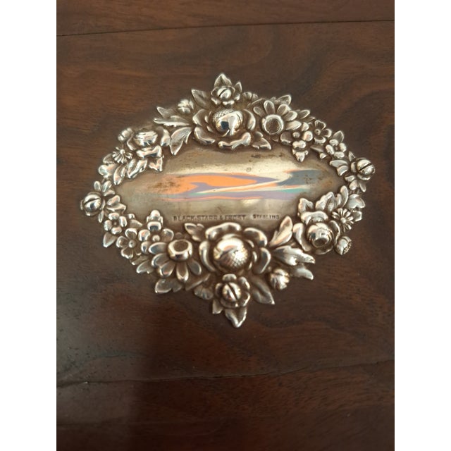 Late 19th Century Antique Black Starr and Frost Sterling Cigar Humidor For Sale - Image 12 of 13