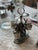 American English Foxhound Condiment Set Silver- Plated Dog Table Caddy With Salt and Pepper Pots For Sale - Image 3 of 4