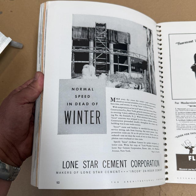 Paper The Architectural Forum November 1940 Magazine Time Inc For Sale - Image 7 of 10