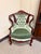 Late 20th Century Vintage Victorian High-Back Throne Chair – Harris Furniture Reproductions For Sale - Image 5 of 8