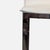 Metal Cb2 Faux Leather Bar Stool For Sale - Image 7 of 11