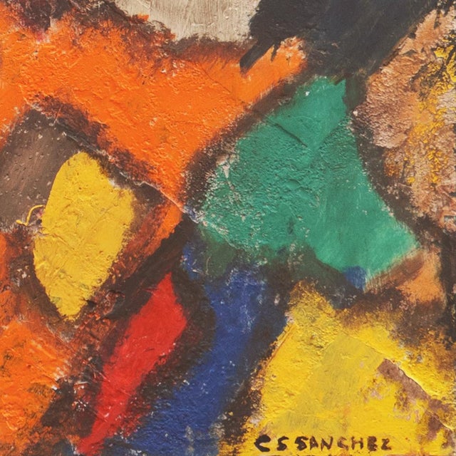 Signed lower right, 'C. S. Sanchez' for Clyde Sanchez (American, 20th century), and painted circa 1975; additionally...