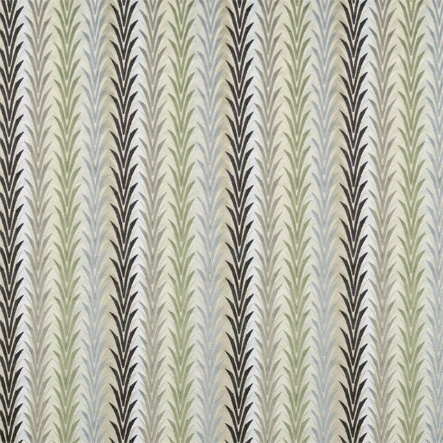 Harlequin Velika Fabric in Brass/Ebony/Glacier For Sale