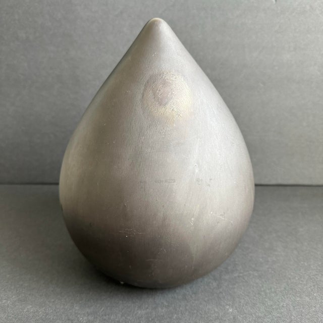 Contemporary Minimalist Ceramic Succulent Planter Teardrop Votive Candle Holder For Sale - Image 3 of 10