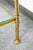Brass Mid Century Modern Display Cabinet Etagere Compact Brass Glass Shelving Unit For Sale - Image 8 of 12