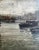 Ezelino Briante, Boats in the Port of Genoa, 1960s, Oil on Wood, Framed For Sale - Image 6 of 12