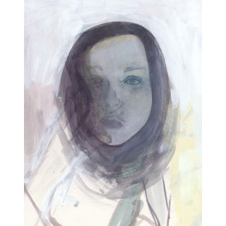 Polneko2 by Steve Kim | Mixed Media Portrait of a Woman's Face For Sale