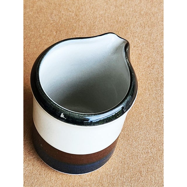 Ceramic 1970s Arabia Finland Kara Ceramic Creamer For Sale - Image 7 of 9