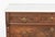 American Victorian Marble Top and Walnut Chest of Drawers, the gray marble top above three short drawers and two long...