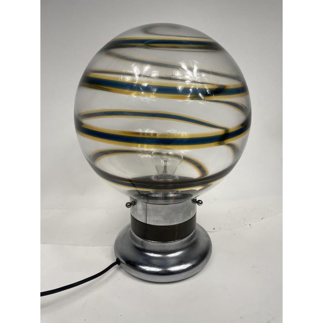 Murano Glass Table Lamp attributed to Toni Zuccheri, Italy, 1960s For Sale - Image 17 of 17