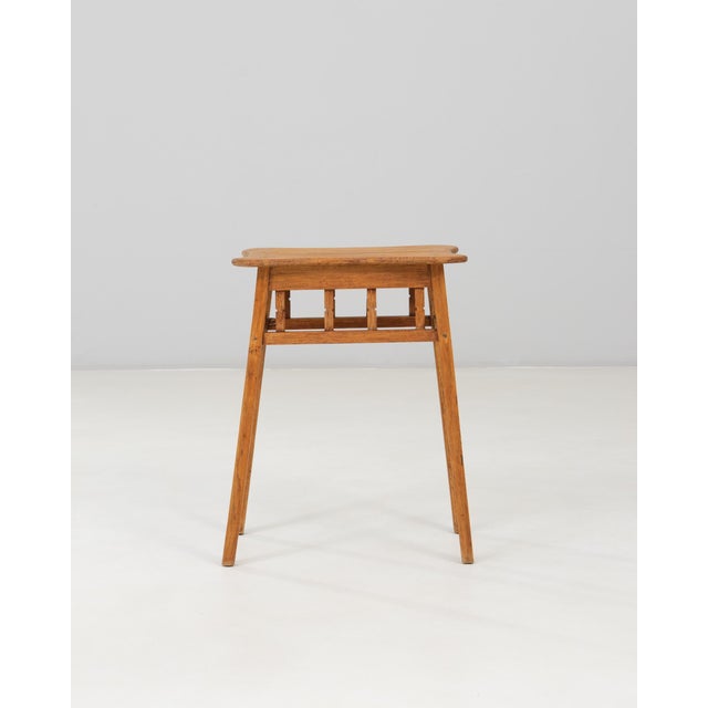 1940s French Mid-Century Modern Wooden Side Table For Sale - Image 18 of 18