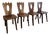 King Dining Chairs by Olavi Hänninen for Mikko Nupponen, 1965, Set of 4 For Sale
