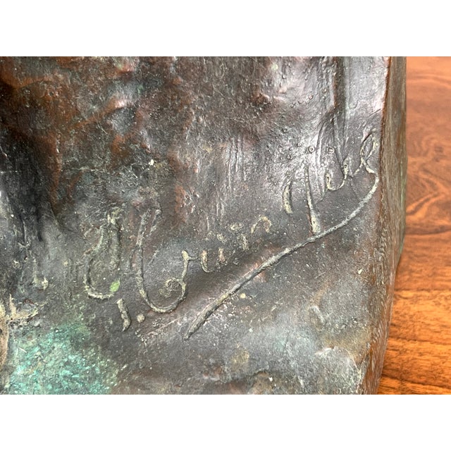 Late 19th Century Late 19th Century Rebecca at the Well Bronzed Statue For Sale - Image 5 of 8