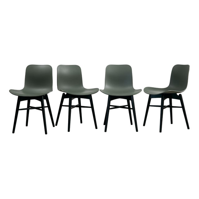 Langue Dining Chairs by Rune Krøjgaard and Knut Bendik Humlevik for Norr11, 2011, Set of 4 For Sale