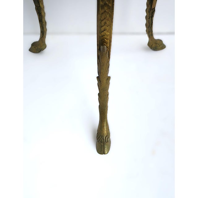 French Gilt Bronze Pedestal Plant Stand Empire Style For Sale - Image 12 of 14