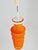 Italian Orange Milano Falkland Pendant Lamp by Bruno Munari for Danese, 1970s For Sale - Image 5 of 11