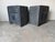 Vintage Coastal Pencil Reed Rattan Nightstands With Blackwashed Finish – Pair For Sale - Image 4 of 13