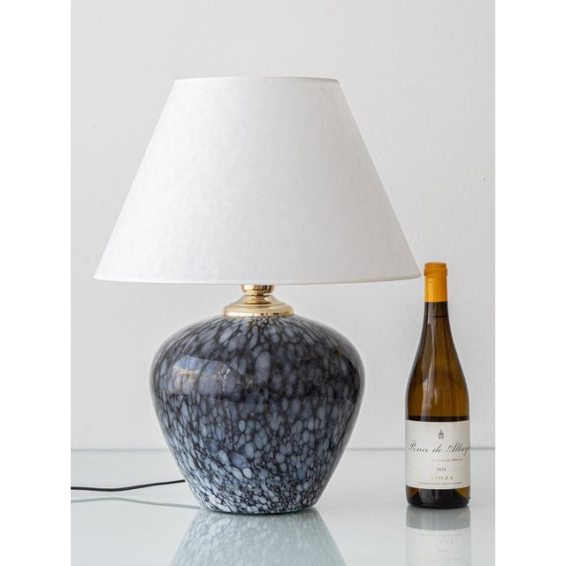 Mid-Century Modern Murano Glass Table Lamp by Venini, Italy, 1970s For Sale - Image 3 of 15