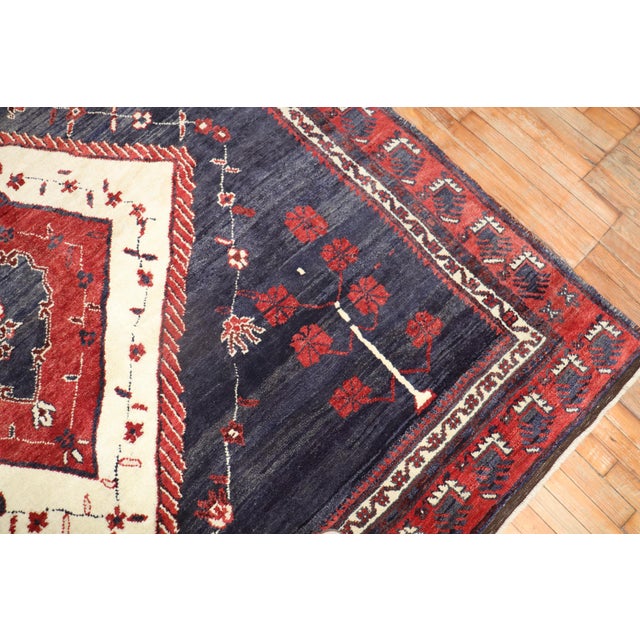 Tribal Vintage Zabihi Collection Square Anatolian Rug For Sale - Image 4 of 10