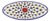 Intreccio Oval Serving Platter | Hand-Painted Italian Serving Platter From Deruta For Sale