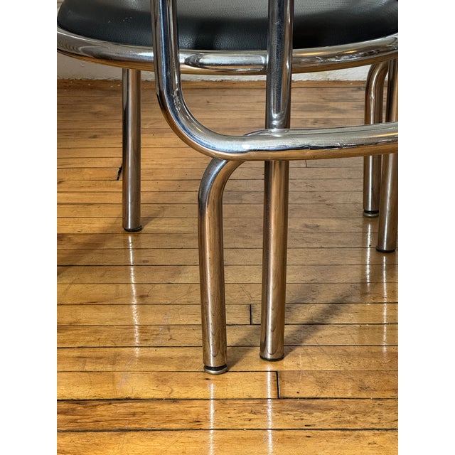 Vintage Gae Aulenti Locus Solus Dining Chairs and Table For Sale - Image 14 of 14