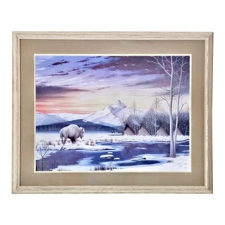 Late 20th Century The Mystery" by Donald Vann Limited Edition Lithograph #209/950 Triple Signed & Numbered, Framed For Sale