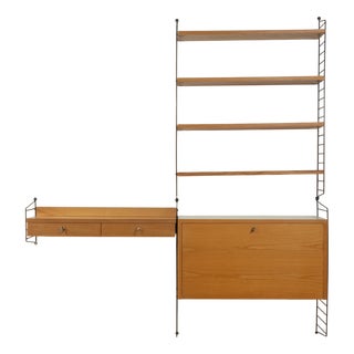 Vintage Shelving System by Kajsa & Nils Nisse Stringing for String, 1950s For Sale