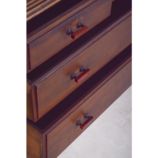 Vintage Art Deco English Chest of Drawers, 1920 For Sale - Image 4 of 10