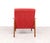 Wood Vintage Danish Wooden Armchairs with Coral Fabric, 1950s, Set of 2 For Sale - Image 7 of 13