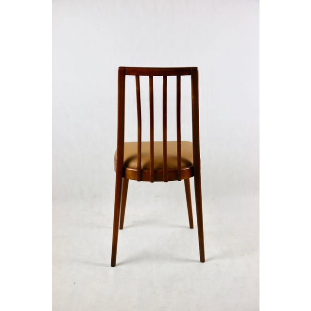 Animal Skin Camel Brown Natural Leather Dining Chair, 1970s For Sale - Image 7 of 12
