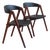 Teak Model 205 Dining Chairs attributed to Thomas Harlev for Farstrup Møbler, Denmark, 1960s, Set of 2 For Sale