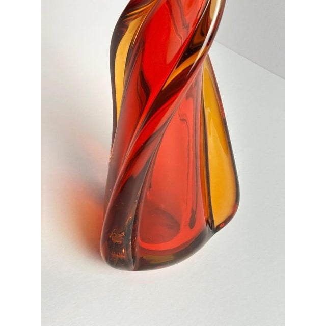 Gold Mid-Century Modern Murano Vase by Galliano Ferro, 1960s For Sale - Image 8 of 10