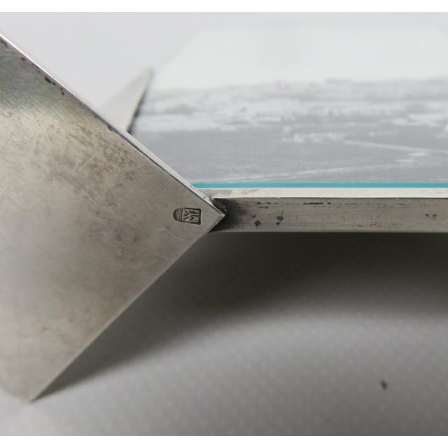 Art Deco Silver-Plated Photo Frames from WMF, 1930s, Set of 2 For Sale - Image 10 of 14