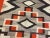 Gray 1930s Gray Diamond Antique American Navajo Rug 4' X 5'8" Flat Weave Wool Carpet For Sale - Image 8 of 8