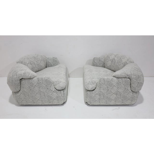Mid-Century Modern Pair of Alberto Rosselli for Saporiti Confidential Lounge Chairs For Sale - Image 3 of 12