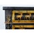 Wood English Vintage Painted Chest with Deer Decoupage For Sale - Image 7 of 12