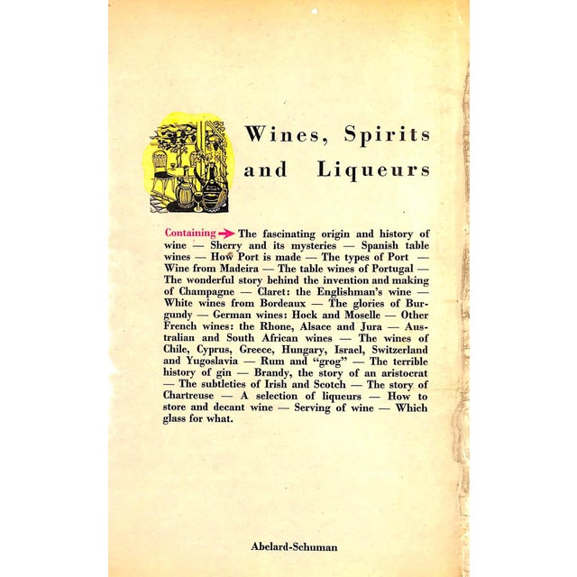 Paper "Wines, Spirits and Liqueurs" 1959 Shepherd, C. W. For Sale - Image 7 of 12