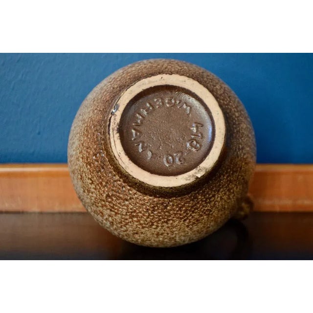 Beige Large Vintage Pitcher Vase from Scheurich For Sale - Image 8 of 9