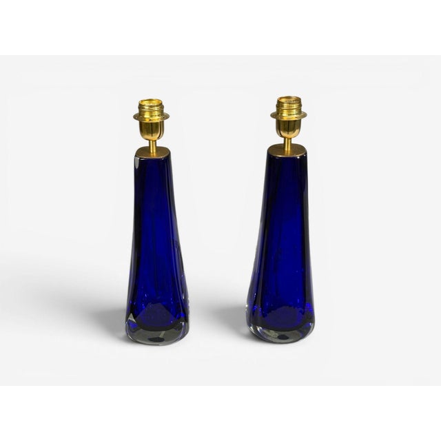 Glass Alberto Donà, Table Lamps, Blue Murano Glass, Italy, 1995 For Sale - Image 7 of 11