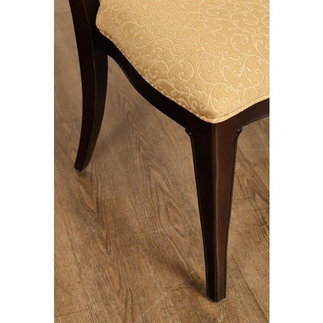 Wood Thomasville Transitional Set of Eight Mahogany Dining Chairs For Sale - Image 7 of 18